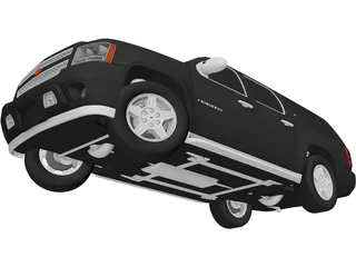 Chevrolet Suburban LT (2007) 3D Model preview