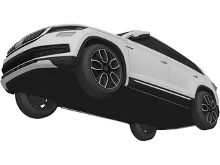 Skoda Kodiaq (2020) 3D Model preview