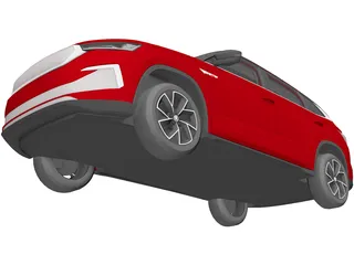 Skoda Kamiq GT (2020) 3D Model preview
