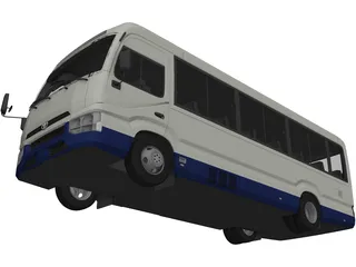 Toyota Coaster (2020) 3D Model preview