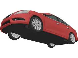 Nissan Sentra (2014) 3D Model preview
