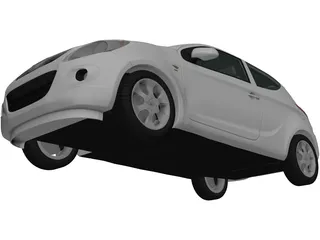 Hyundai i20 (2010) 3D Model preview