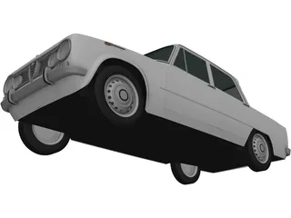 Alfa Romeo Giulia 105 (1962) 3D Model preview