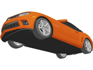 Chevrolet Camaro SS Convertible (2014) 3D Model preview
