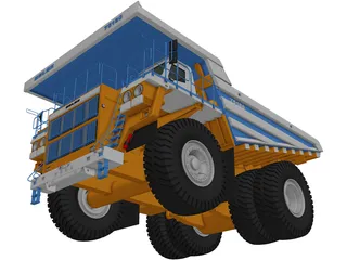 BELAZ 75180 (2014) 3D Model preview