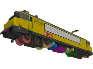 NS Class 1600 (1980) 3D Model preview