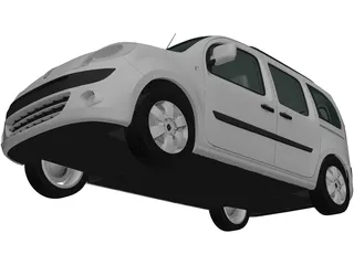 Renault Kangoo (2010) 3D Model preview