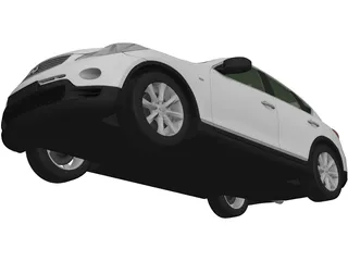 Infiniti EX 30d (2009) 3D Model preview