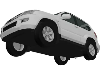 Toyota Land Cruiser Prado (2007) 3D Model preview