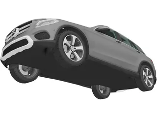 Mercedes-Benz GLC 250d (2016) 3D Model preview