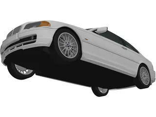 BMW 3-Series Coupe (2004) 3D Model preview