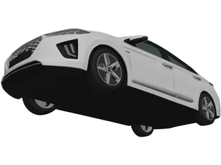 Hyundai Ioniq Hybrid (2019) 3D Model preview