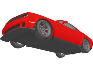 Dodge Challenger SRT Demon (2018) 3D Model preview