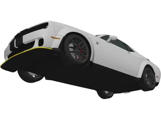 Dodge Challenger SRT Hellcat (2018) 3D Model preview