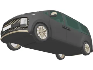 Hyundai Staria Lounge Premium (2021) 3D Model preview