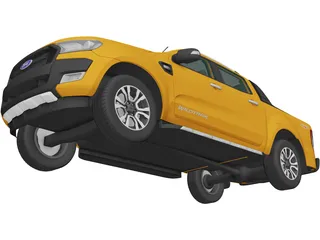 Ford Ranger DoubleCab (2016) 3D Model preview