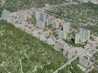 Toronto City, North, Canada (2020) 3D Model preview