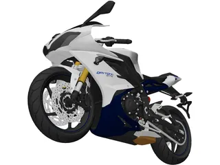 Triumph Daytona 675 (2014) 3D Model preview