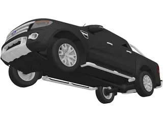 Ford Ranger (2012) 3D Model preview