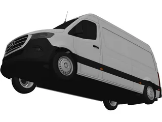 Mercedes-Benz Sprinter L2H2 (2020) 3D Model preview