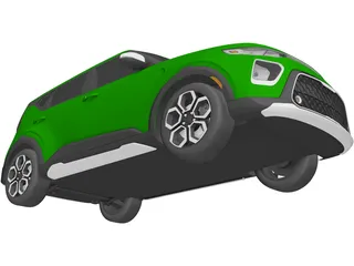 Kia Soul EX (2020) 3D Model preview