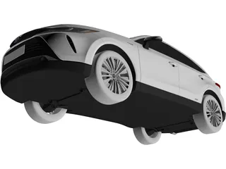 Toyota Venza (2021) 3D Model preview