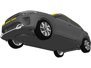 Kia Stonic GT-Line (2021) 3D Model preview