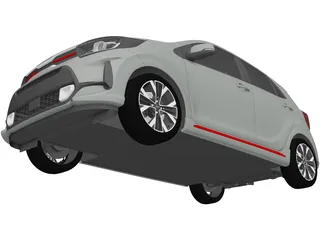 Kia Picanto GT line (2021) 3D Model preview