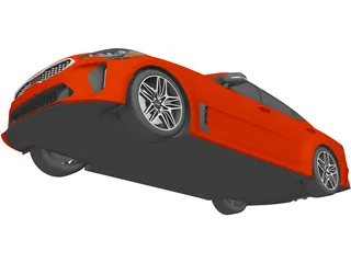 Kia Stinger GT FL (2022) 3D Model preview