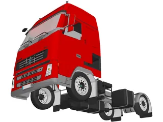 Volvo FH16 (2007) 3D Model preview