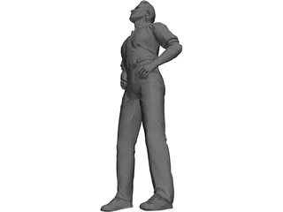 Man 3D Model preview