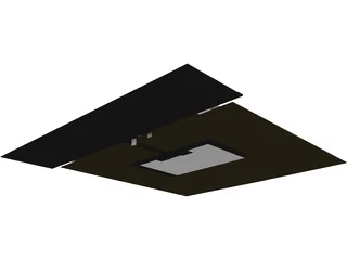 English Villa 3D Model preview
