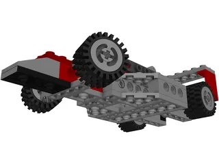 Lego Car 3D Model preview