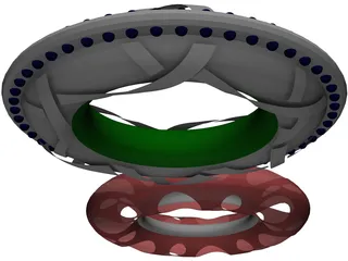 Custom Jewelry Chain Links 3D Model preview