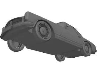 Mercedes-Benz 280 SL (1969) 3D Model preview