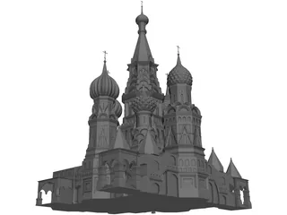 Sobor Vasily Blagenni 3D Model preview