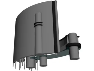 Cafee Corner 3D Model preview