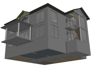 House 3D Model preview