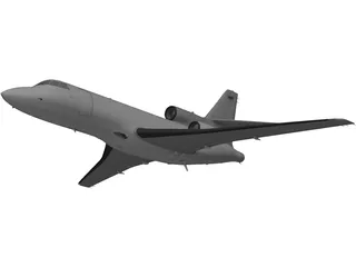 Dassault Falcon 50 3D Model preview