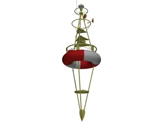 Harbor Buoy 3D Model preview