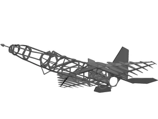F-22 Raptor for Free Fly 3D Model preview