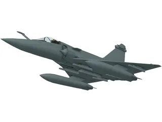 Dassault Mirage 2000-5 3D Model preview