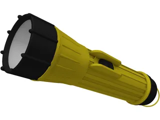 Flashlight 3D Model preview