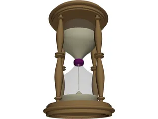 Hourglasess 3D Model preview