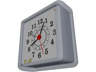 Alarm Clock 3D Model preview