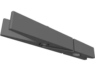 Clothes Pin 3D Model preview