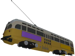 Train Car 3D Model preview
