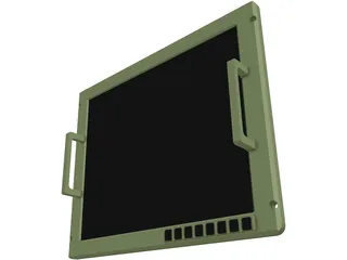 Barco Ruggedised Display 19 Inch 3D Model preview