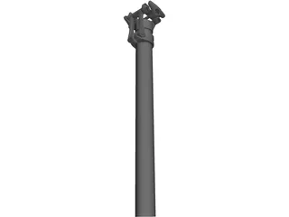 Bicycle Seatpost 3D Model preview