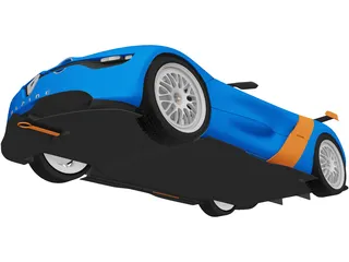 Renault Alpine A110-50 (2012) 3D Model preview